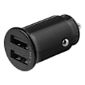 Miniatyrbillede 1 af 4: DELTACO 12/24 V USB-billader, dobbelte USB-A porte, 2,4 A, 12 W