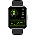 Miniatyrbillede 4 af 6: Celly Trainerwatch2 Smartwatch med rektangulär urtavla Svart