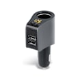 Pikkukuva 1 / 2: Ikuisesti autolaturi, 3xUSB 3.1A, 12V pistorasia 10A