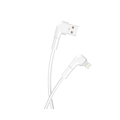 Miniatyrbillede 1 af 2: Maxlife MXUC-09 angle cable USB - Lightning 1,0 m 2,4A white