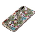 Pikkukuva 3 / 4: Pehmeä TPU-kuori iPhone X/XS:lle, Flamingolle, kasveille Flerfärgad