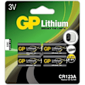 Pikkukuva 1 / 3: GP Litiumbatteri, CR123A, 4-pack