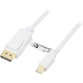 Miniatyrbillede 2 af 3: DELTACO DisplayPort til Mini DisplayPort monitorkabel, 20-pin han - ha