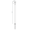 Pikkukuva 7 / 9: LightsOn Luna med 65 cm pollare Svart