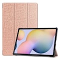 Miniatyrbild 2 av 5: Tri-fold fodral med stativfunktion för Galaxy Tab S7 Plus 12,4", Mörkrosa Rosa