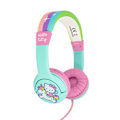 Pikkukuva 1 / 5: HELLO KITTY Kuuloke Junior On-Ear 85dB Vihreä/Rosa Yksisarvinen Turkos