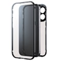 Miniatyrbillede 1 af 4: BLACK ROCK 360° Mobilcover Glas iPhone 15 Pro Transp/Sort Transparent