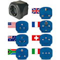 Miniatyrbillede 2 af 3: Brennenstuhl rejseadapterkit, gør det muligt at du kan tilslutte dine