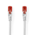 Miniatyrbild 2 av 4: Nedis CAT6 Nätverkskabel | RJ45 hane | RJ45 hane | U/UTP | 0.25 m | Rund | PVC | Vit | Label