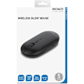 Miniatyrbild 8 av 9: Deltaco Wireless flat silent mouse 1600DPI USB receiver 4button