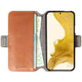 Miniatyrbild 5 av 6: Krusell Leather Phone Wallet Galaxy S22 Cognac Orange