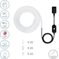 Miniatyrbillede 7 af 9: WiZ WiFi Smart RGBW-Lysstribe Udendørs 5m