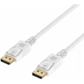 Pikkukuva 1 / 2: NORDIQZENZ Displayport to Displayport -kaapeli, valkoinen, 1.8m