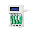 Pikkukuva 1 / 11: DELTACO Ultimate Ni-Mh USB charger with 4 x AAA batteries