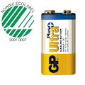 Miniatyrbild 2 av 3: GP Ultra Plus Alkaline 9V 1-pack
