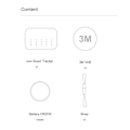 Miniatyrbillede 4 af 4: Mini Smart GPS Tracker, Tag, Keyfinder, Bluetooth, Hvid