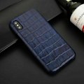 Miniatyrbillede 1 af 2: Etui til iPhone XS Max i læder, Mørkeblå Blå