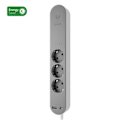 Miniatyrbillede 1 af 10: Hombli Smart Stikdåse 3-vejs Grå USB-C & USB-A