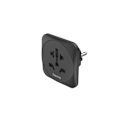 Pikkukuva 4 / 10: HAMA Traveladapter Type E/F Universal World-EU Black