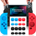 Miniatyrbild 3 av 3: Silikonskydd och grepp för Joy-Con, 2-pack