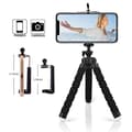 Tripod stativ - Flexibel - Mobilhållare / Kamera - Svart