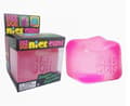NeeDoh Nice Cube - Sensorisk klemmeleke med superfast klem - Sensorisk klemmeleke med superfast klemfølelse - Sensoriske leker, angst rosa