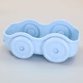 Pikkukuva 5 / 6: Uusi kannettava ulkokäyttöön tarkoitettu tuplajuomanokka muki 530ml Luova juna muovinen vesipullo Söpö sarjakuva automuki lapsille Style 1