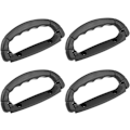 Miniatyrbilde 1 av 4: Svart 4-pakning - Plasthåndtak for koffert 12,5 cm{DH}