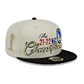 Miniatyrbillede 1 af 5: Golden State Warriors New Era 2022 NBA Champions Locker Room Snapback Hat Hånd