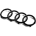 Miniatyrbillede 3 af 5: 273mm Audi 82A071801 Grill, Ring Sort Edition Emblem Sort