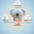 Pikkukuva 5 / 5: Rauhoittava Koala-karhu, Nukkuva Saukko, Ahdistusta Lievittävä Koala, Kannettava Pehmolelu Musiikilla, Valolla ja Rytmisellä Hengitysharjoituksella, Joululahja