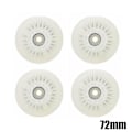 Miniatyrbilde 7 av 9: 4 stk. Flash Inline Skate Hjul 90A LED Lysende Skatehjul 80 76 72 68 Grønn 72mm Green