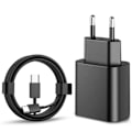 Pikkukuva 1 / 5: Pikalaturi 45W Samsung USB-C:lle + 2M USB C -kaapeli Musta