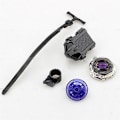 Miniatyrbillede 2 af 8: Hot Fusion Metal Fight Masters Top Beyblade Launcher Set Legetøj