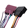 Miniatyrbillede 5 af 5: 16-polet bilradiokabel til radiospilstik Autoadapterkabel-stik Sksy16-21 +
