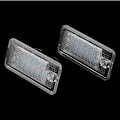 Pikkukuva 4 / 5: 2kpl Auton LED-rekisterikilven valo Lpl0114 Audi A3 S3 A4 S4 B6 B7 A6 C6 S6 -malleihin