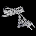 Miniatyrbild 5 av 5: Förlängningskabel Transparent Standard Ström