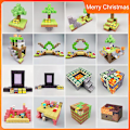 Miniatyrbillede 2 af 3: 32 stk T044 Twilight Portal Minecraft Magnetiske Byggeklodser Stabelbare Minifigur Legetøj Magnet Cube World Set Legetøj kk