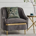 Miniatyrbillede 5 af 5: Pudebetræk 50x50cm Velvet Guld Blad Pudebetræk Grøn Dekorativt Pudebetræk Pyntepude til Sofa Soveværelse Stue Sæt med 2【ad】