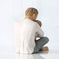 Miniatyrbilde 5 av 5: Resinfigur Liten En, Vi Har Bare Så Vidt Begynt, For Alltid Min Lille En, Feirer de Kjærlige Forholdene Mellom Foreldre