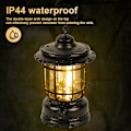 Miniatyrbilde 5 av 5: LED campinglampe USB oppladbar vintage dimbar varmt hvitt lys
