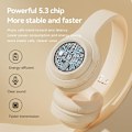Pikkukuva 5 / 7: M6 Langattomat Peli Kuulokkeet, Muistivaahto & Premium Nahkamaiset Korvatyynyt, Stereo Kuulokkeet, Peli Kuulokkeet Mikrofonilla Mobiililaitteille