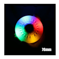 Miniatyrbilde 1 av 9: 4 stk. Flash Inline Skate Hjul 90A LED Lysende Skatehjul 80 76 72 68 Flerfarget 76mm Multicolor
