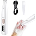 Miniatyrbillede 1 af 6: Hundefrisør til hundepoter, lydløs potetrimmer med LED-lys, vandtæt poteshavemaskine, potetrimmer til hunde, katte, poter, øjne, ansigt, krop