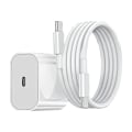 Miniatyrbilde 4 av 4: Lader for iPhone 20W Hurtiglader Pluggadapter Strømforsyning Sokkel Lad med 1M Kabel
