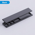 Miniatyrbillede 2 af 6: Tastatur Håndledsstøtte Ergonomisk Blød Memory Foam Støtte Skrivebord Opbevaringsboks Nem Skrivning Smertelindring