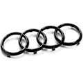 Miniatyrbillede 1 af 5: 273mm Audi 82A071801 Grill, Ring Sort Edition Emblem Sort