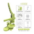 Miniatyrbild 2 av 5: 25/32/37/44MM Knappmaskinsform Installation-Fri Nål Badge Punch Cutter KiQa (Endast formar) 32MM