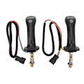 Miniatyrbilde 1 av 8: 2 stk. 3-knapps gravemaskin joystick håndtak 6-pinners aluminiumslegering for Doosan DH DX150 215 225 300 370‑9C 0.6