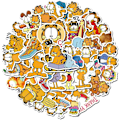 Pikkukuva 1 / 4: 50 kpl söpöjä Garfield-tarroja, sarjakuva-anime-lastentarroja vesipulloille, kannettavalle tietokoneelle, romuttamiseen, Garfieldin syntymäpäiväjuhlien koristeisiin